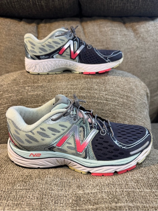 New Balance Shoes - New Balance 1260v6 performance running shoes Silver/Blue/Pink #W1260PW6 Size 7.5